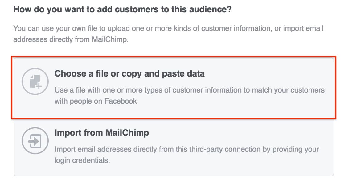 Facebook Custom Audiences For Real Estate MAnual Upload